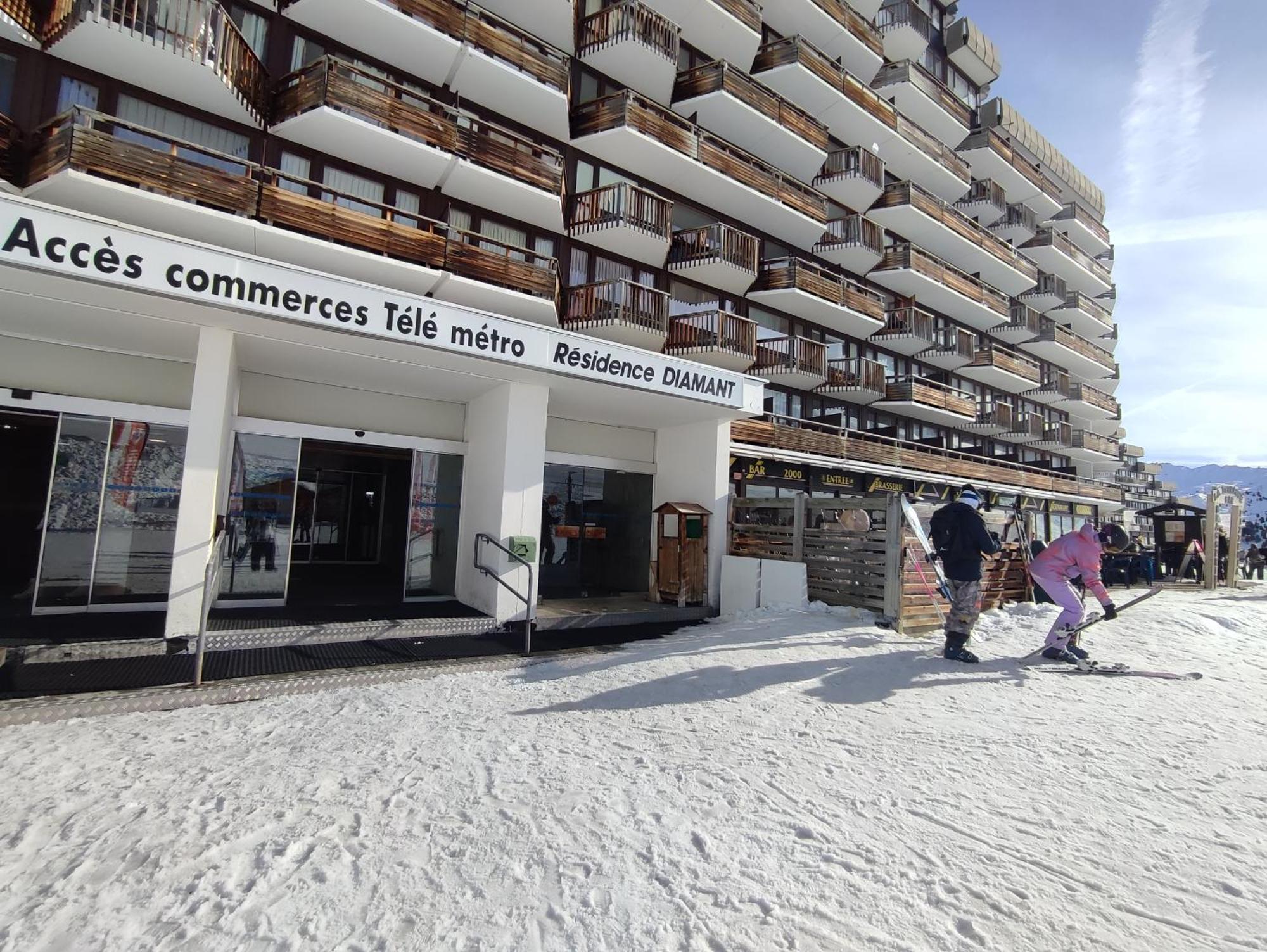 Studio Cosy 2100M Pied Des Pistes-Direct To Ski Slopes-Ski In Ski Out-La Plagne Aime 2000 Bagian luar foto