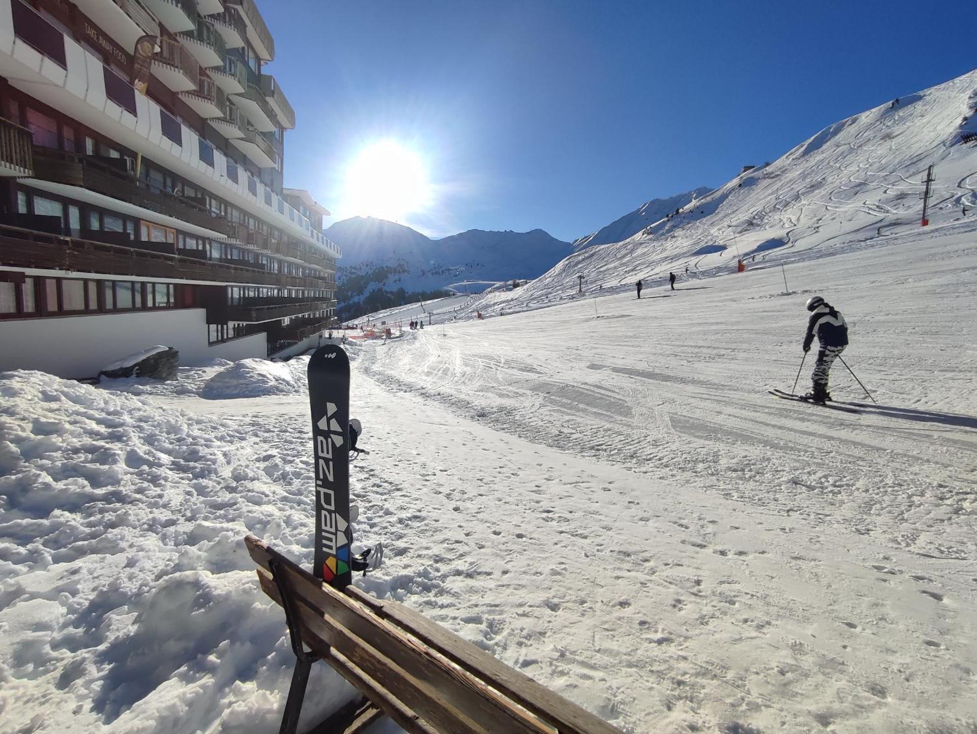 Studio Cosy 2100M Pied Des Pistes-Direct To Ski Slopes-Ski In Ski Out-La Plagne Aime 2000 Bagian luar foto