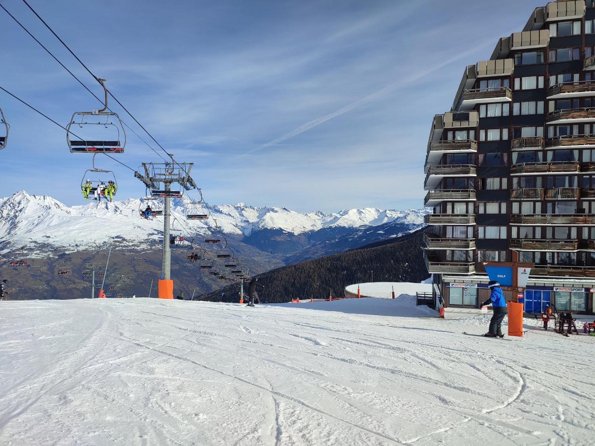 Studio Cosy 2100M Pied Des Pistes-Direct To Ski Slopes-Ski In Ski Out-La Plagne Aime 2000 Bagian luar foto