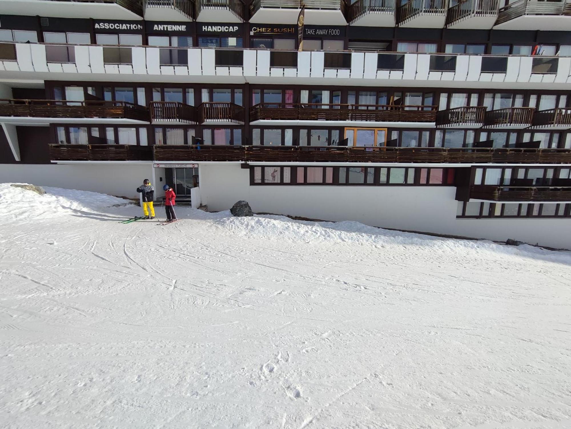 Studio Cosy 2100M Pied Des Pistes-Direct To Ski Slopes-Ski In Ski Out-La Plagne Aime 2000 Bagian luar foto